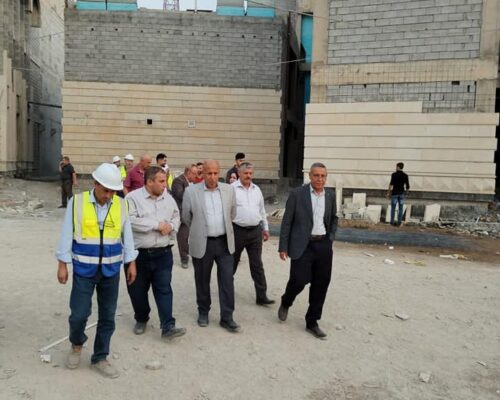 مدير عام دائرة المباني يزور مشروع مجمع أبنية وزارة التخطيط في محافظة نينوى