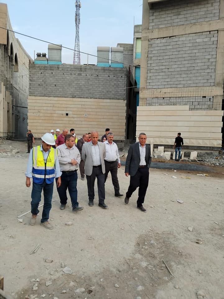 مدير عام دائرة المباني يزور مشروع مجمع أبنية وزارة التخطيط في محافظة نينوى