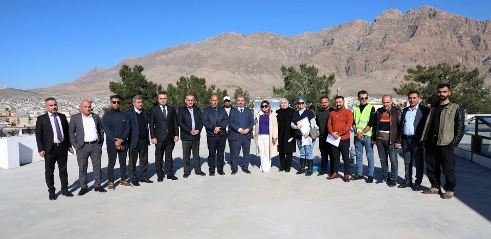 مدير عام دائرة المباني يزور المشاريع الصحية في محافظة السليمانية