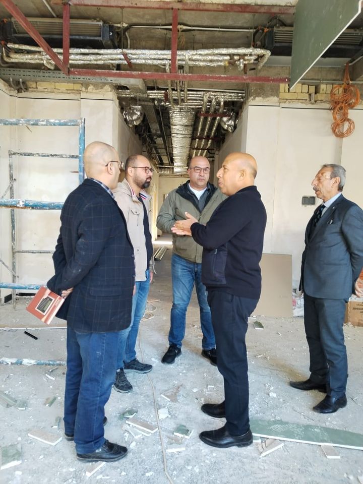 مديرعام دائرة المباني يزور مشروع أنشاء الابنية الملحقة لوزارة التخطيط في العاصمة بغداد