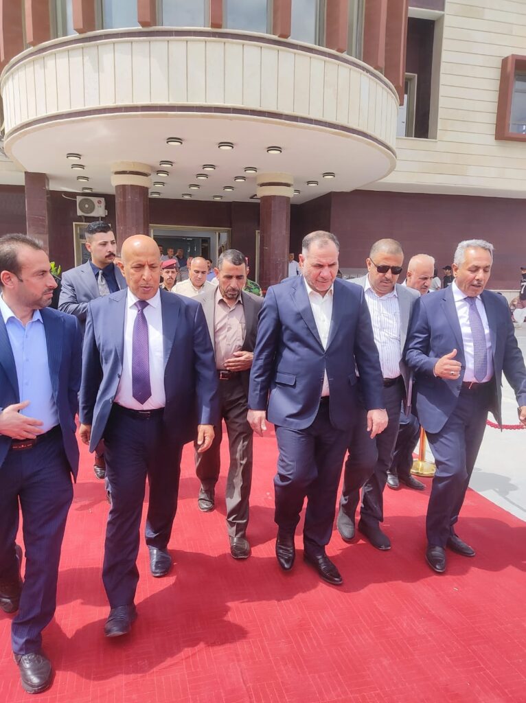 مديرعام دائرة المباني يفتتح مشروع عقارات الدولة في محافظة الديوانية