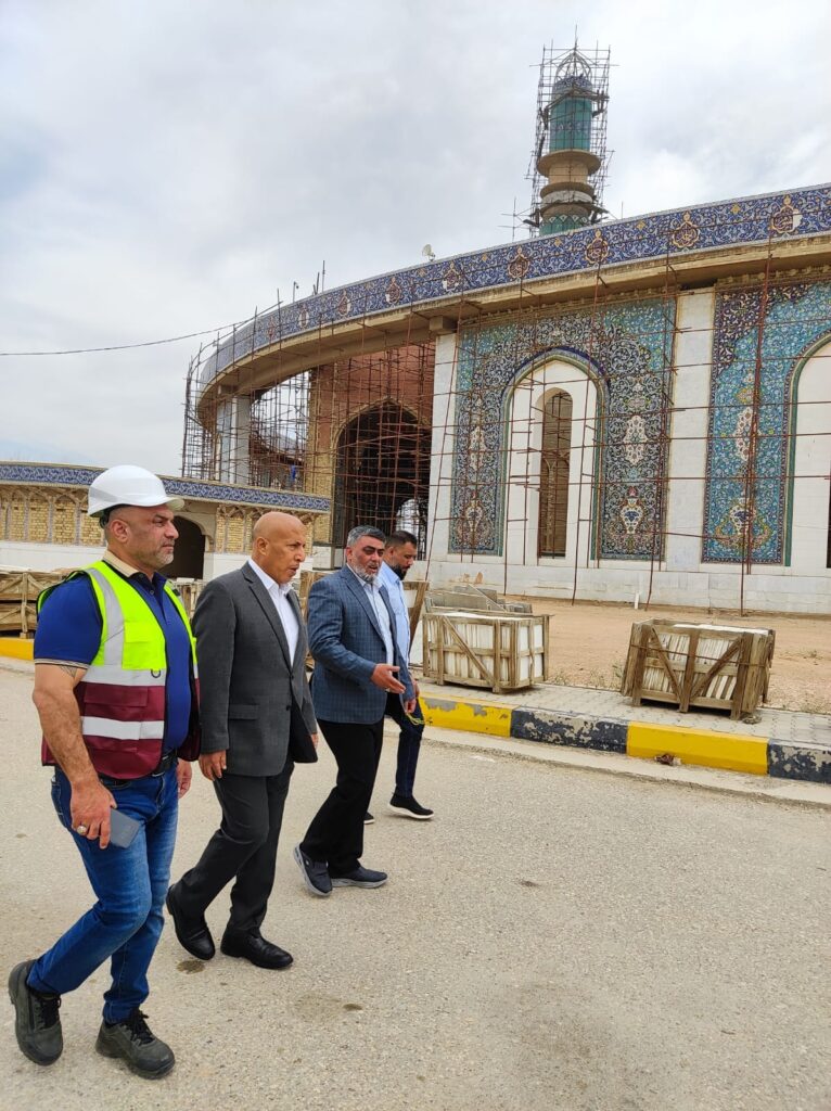 مديرعام دائرة المباني يزور مشروع مرقد الشهيد الصدر(قدس الله سره ) في محافظة النجف الاشرف