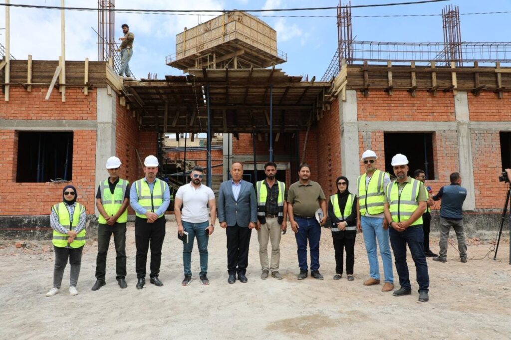 مدير عام دائرة المباني يزور مشاريع القرض الطارئ الخاصة للمراكز الصحية في محافظة ديالى