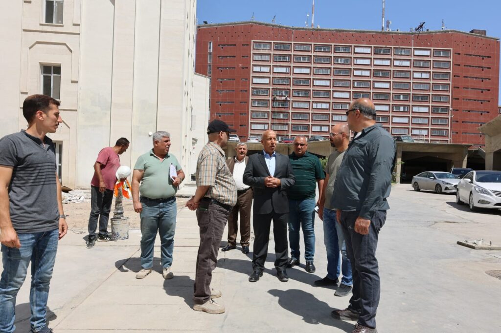 مديرعام دائرة المباني يزورمشروع أنشاء الابنية الملحقة لوزارة التخطيط في العاصمة بغداد