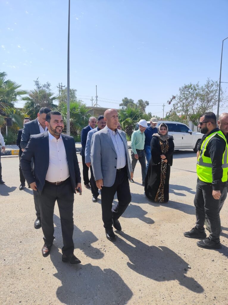 مديرعام دائرة المباني يزور مشروع مرقد الشهيد الصدر(قدس الله سره ) في محافظة النجف الاشرف