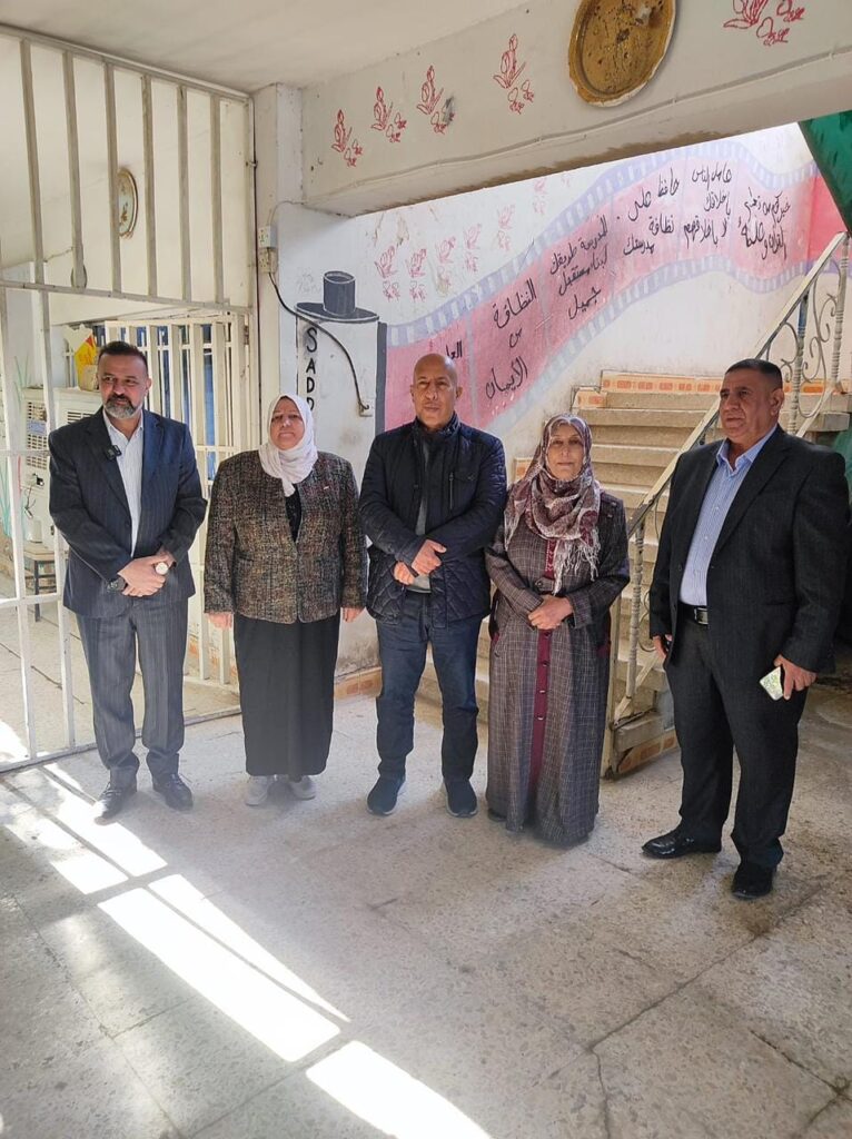 زيارة السيد المدير العام المهندس عمار عبد الرزاق عيسى الجبوري مدير عام دائرة المباني  عدد من المدارس