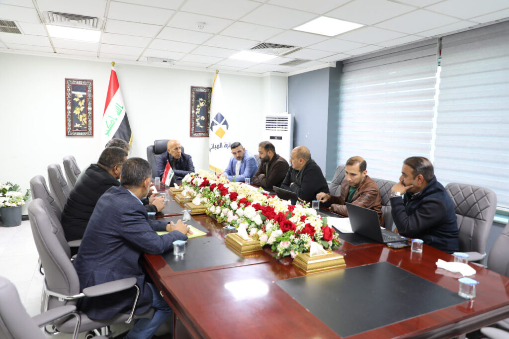 مدير عام دائرة المباني يعقد أجتماعاً حول مشروع منفذ زرباطية الحدودي