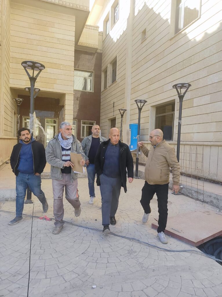 مديرعام دائرة المباني يزور مشروع بطريكية بابل الكلدانية في العاصمة بغداد