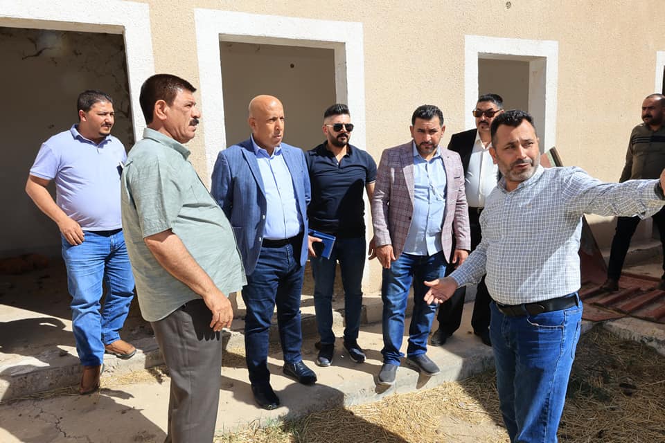 المدير العام يتفقد مشروع الإسكان الريفي في الأهوار بمحافظة ميسان