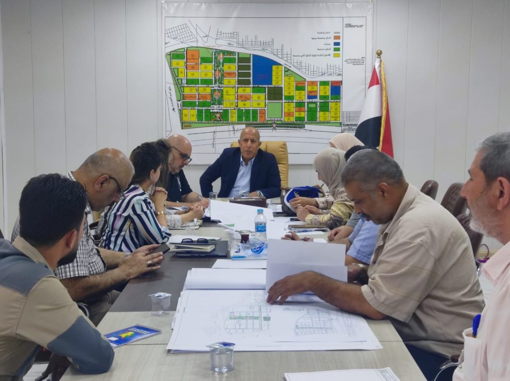 المدير العام لدائرة المباني المهندس عمار عبد الرزاق الجبوري يتفقد مشروع الحي الدبلوماسي في بغداد