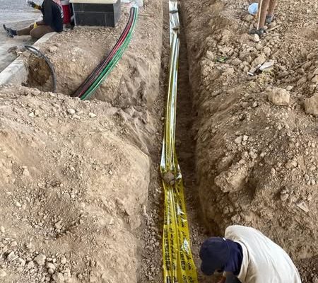 دائرة المباني تواصل العمل في مشروع منفذ زرباطية الحدودي بمحافظة واسط
