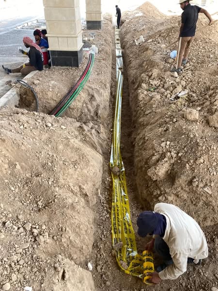 دائرة المباني تواصل العمل في مشروع منفذ زرباطية الحدودي بمحافظة واسط