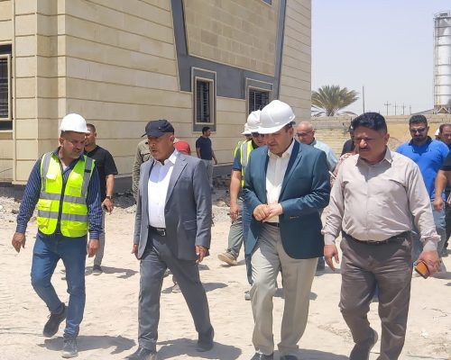 زيارة ميدانية لعدد من المشاريع في محافظة الأنبار