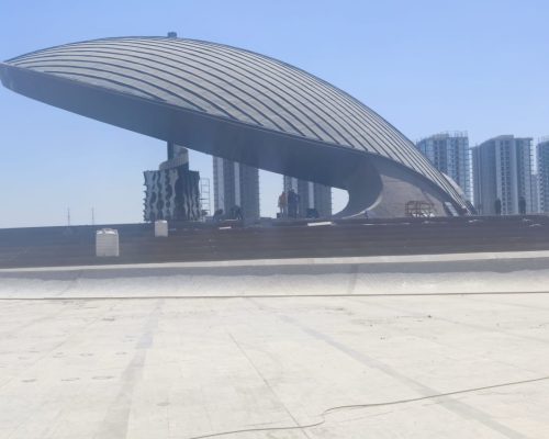المدير العام لدائرة المباني يتفقد مشروع نصب الجندي المجهول