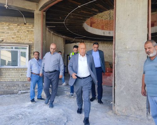 مديرعام دائرة المباني يزور مشروع أبنية وزارة التخطيط في بغداد
