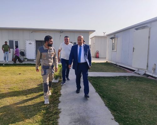 المدير العام لدائرة المباني يزور مشروع الحي الدبلوماسي في بغداد