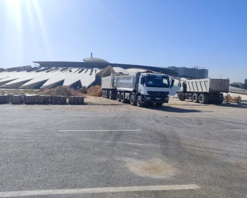 مدير عام دائرة المباني يزور مشروع نصب الجندي المجهول في بغداد