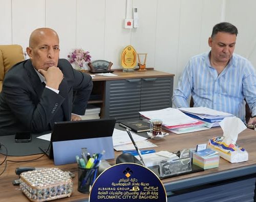 المدير العام لدائرة المباني يزور مشروع الحي الدبلوماسي في بغداد