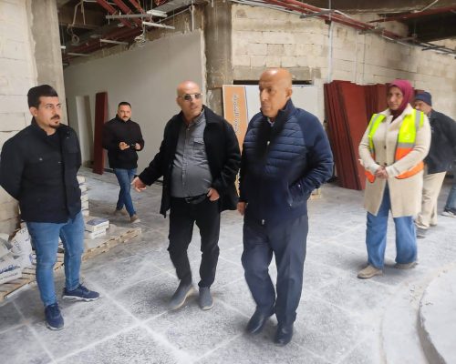 مديرعام دائرة المباني يتفقد مشروع أبنية وزارة التخطيط في بغداد