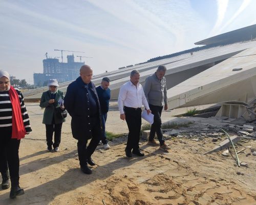 مدير عام دائرة المباني يتفقد مشروع نصب الجندي المجهول في بغداد