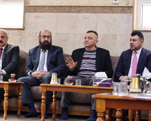 مدير عام دائرة المباني وكالةً يلتقي أمير الطائفة الإيزيدية لبحث تطوير معبد لالش في دهوك