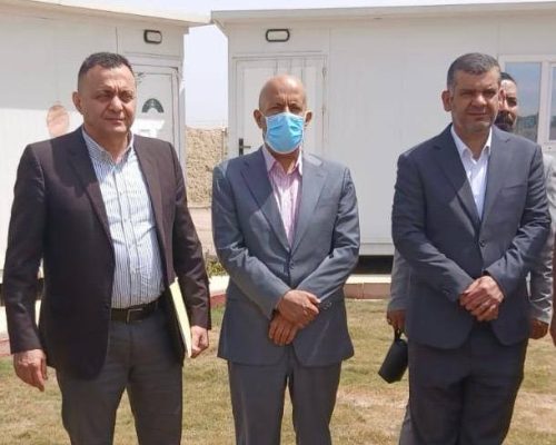 المستشار الفني لوزارة الاعمار والاسكان ومدير عام دائرة المباني يتابع ميدانياً مشروع مدينة الصدر الجديدة