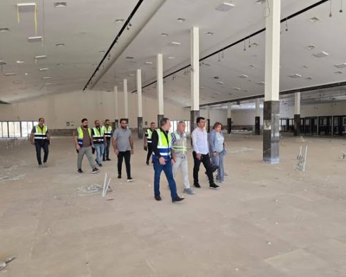 زيارة ميدانية الى مشروع منفذ زرباطية الحدودي في محافظة واسط