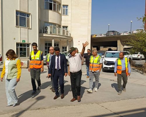 زيارة ميدانية الى مشروع أبنية وزارة التخطيط في بغداد
