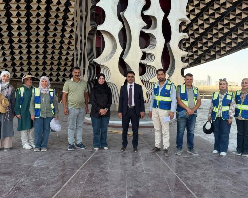 ️معاون المدير العام لدائرة المباني يزور مشروع نصب الجندي المجهول في بغداد